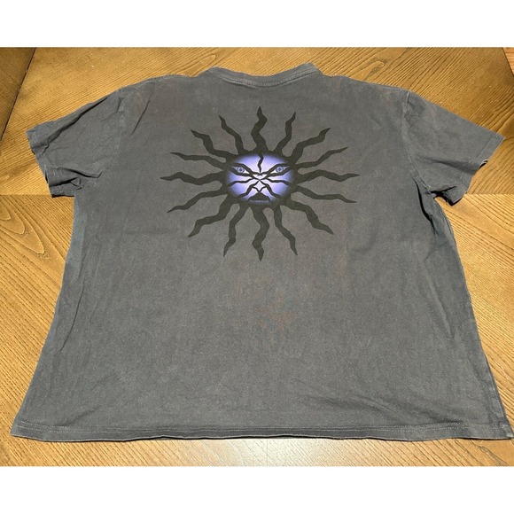 RARE Twistedandivine IG Designer Sun Burst Gray T Shirt Size‎ XL - Picture 1 of 6